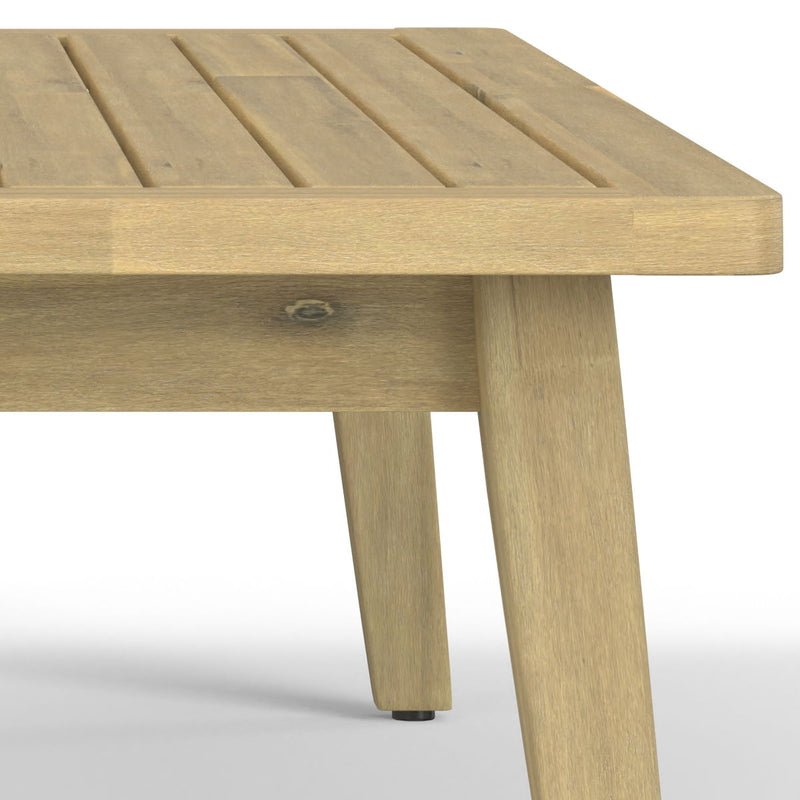 Palmetto - Outdoor Coffee Table - Light Teak