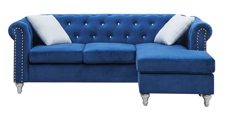 Raisa - G861B-SCH Sofa Chaise - Blue