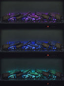 Fuller - 60" 2-Door TV Stand Fireplace Media Console - Mango