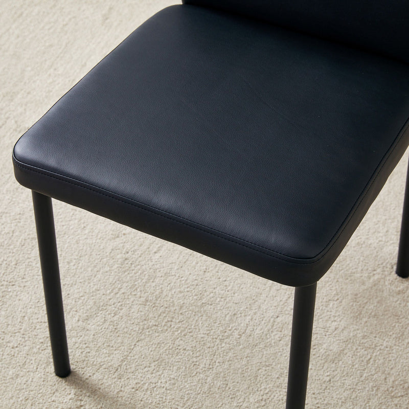 Luxury Simple Chair With Metal Leg