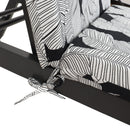2 Piece Chaise Lounge Chair Cushion Set With Ties