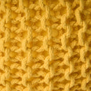 Bordeaux - Knitted Cotton Round Pouf Ottoman, Floor Cushion