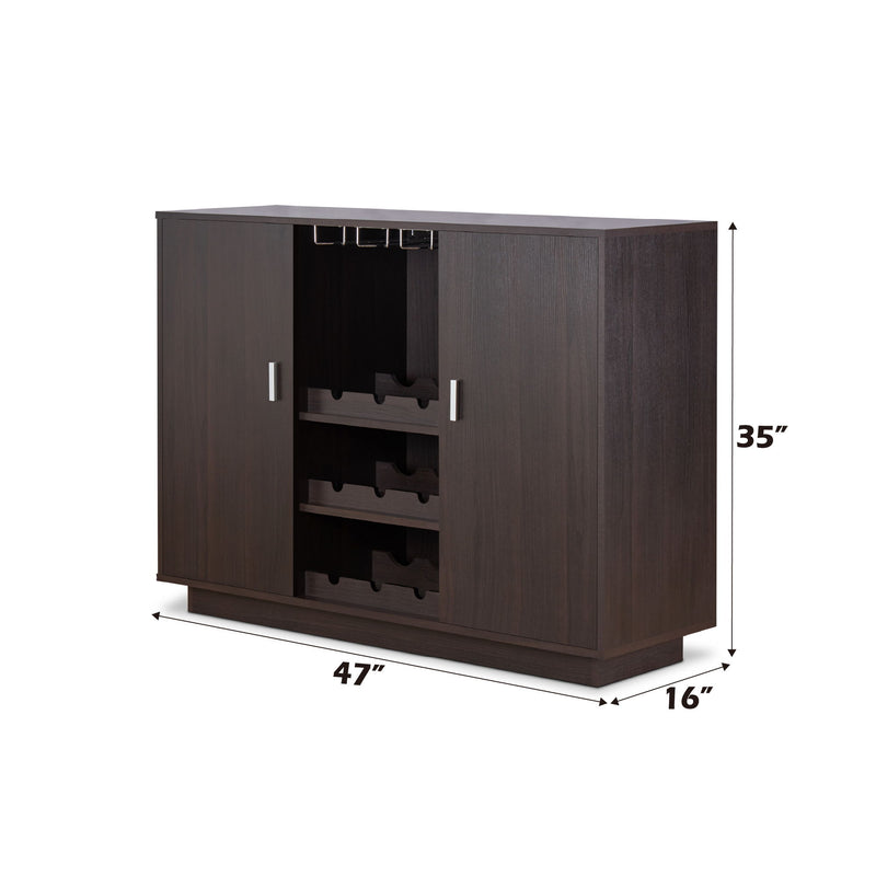 Hazen - Wine Cabinet II - Espresso