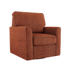 360° Swivel Accent Barrel Armchair With Side Pockets, Compact Design