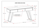 Lowry - Console Sofa Table Handcrafted