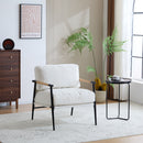 Modern Accent Chair With Plush Cushions, Cozy Seating