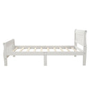 Platform Bed, Mattress Foundation Sleigh Bed With Headboard, Footboard, Slat Support