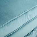 Zeniqua - Upholstered Velvet Swivel Chair With Loose Cover