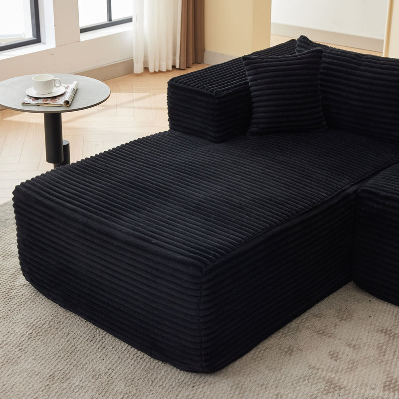 Modular Combination Sofa - Black