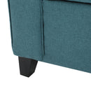 Hayes - Armed Storage Bench With Rolled Arms And Button Tufting