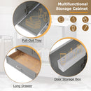 Modern Bathroom Vanity With Ceramic Sink, Solid Frame And Storage Solutions