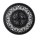 Phoebe - Outdoor Cast Bar Table - Black