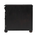 Vintage Flip Top Side Table With USB Ports