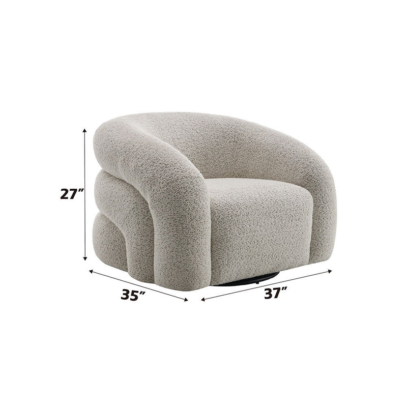 Irma - Chair With Swivel - Gray