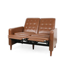 Manville - Contemporary Tufted Loveseat Pushback Recliner
