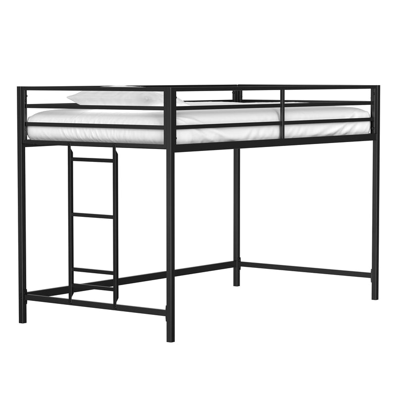 Adam - Junior Twin Loft Bunk - Black