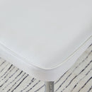 Modern Minimalist Dining Chairs With Metal Legs