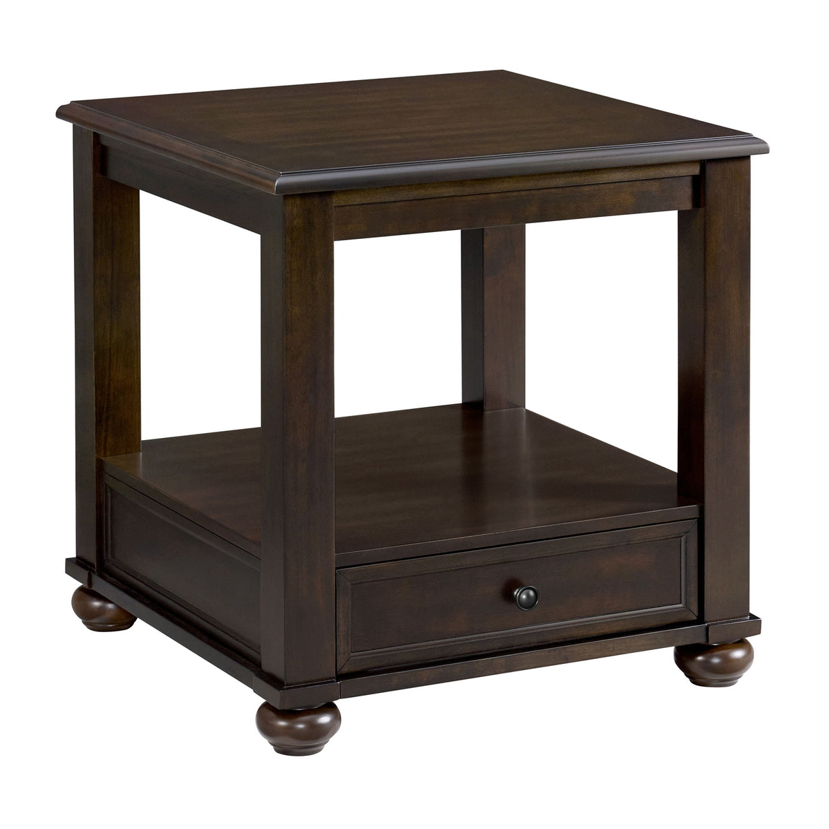 Wagner End Table in Cherry by Elements International