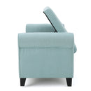 Hayes - Armed Storage Bench With Rolled Arms And Button Tufting