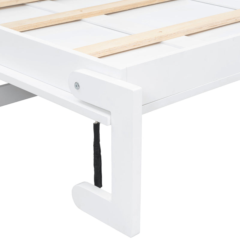 Murphy Bed With Charging Station And Drawer