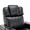 Power Recliner Theater Chair With Cooling Cup Holder, Bluetooth Speaker, LED Lights, USB Ports