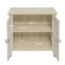 2 Door Cabinet, American Furniture, Suitable For Bedroom, Living Room, Study - Natural