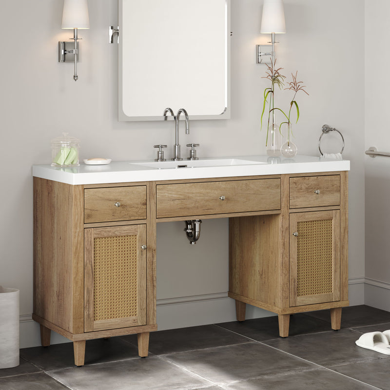 Bathroom Vanity With Sink, Spacious Storage Cabinet