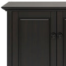 Amherst - Wide 4 Door Storage Cabinet - Hickory Brown