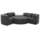 Boneless - Couch Modular Sectional Sofa With Deep Seating And Curved Design