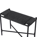 Handwoven Paper Rope Foot Rest Shoes Stools Ottomans For Entryway