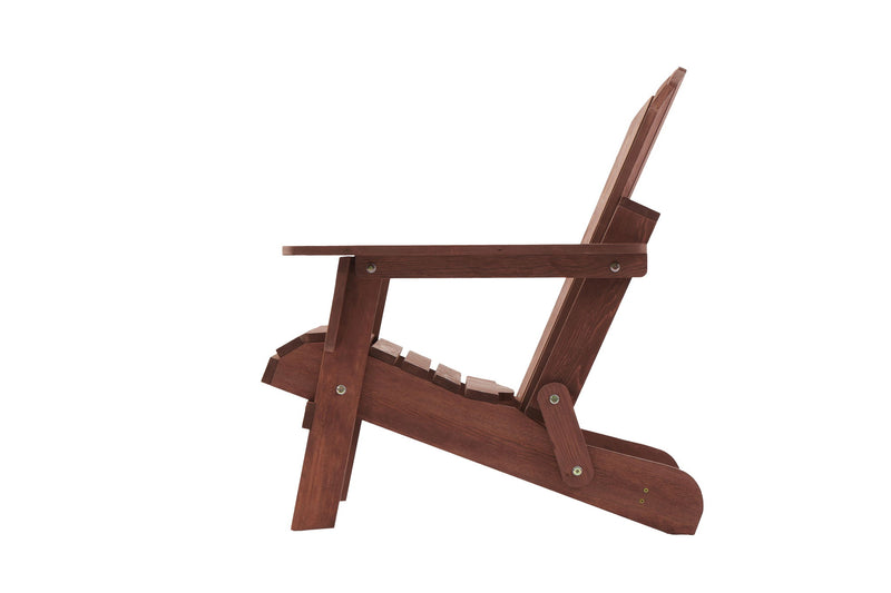 Oversize Outdoor Folding Adirondack Chair, Patio Chair For Garden