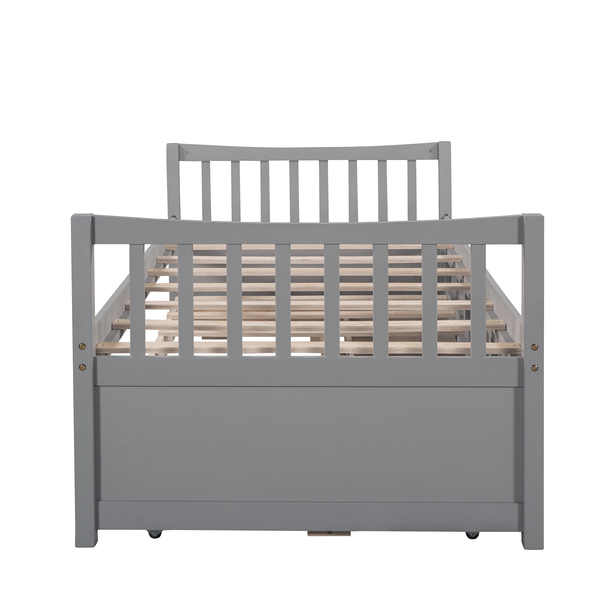 Daybed with Trundle and Drawers, Twin Size, Gray(OLD SKU: LP0000141EAA)