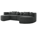 Boneless - Couch Modular Sectional Sofa With Deep Seating And Curved Design