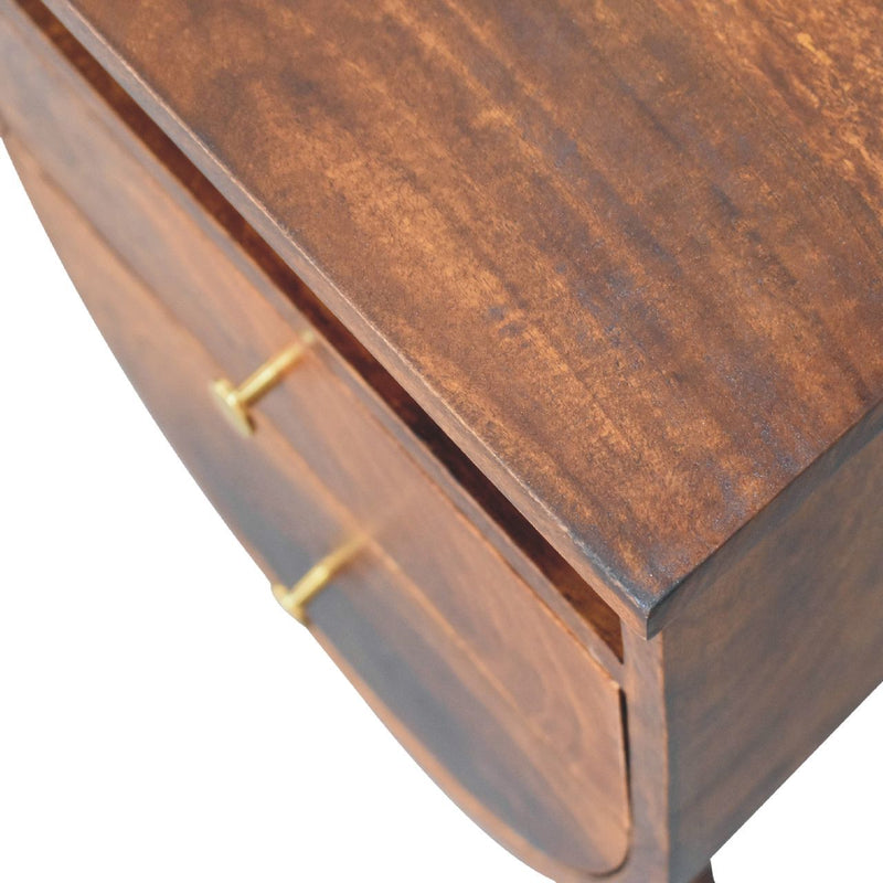Split - Bedside Table - Chestnut