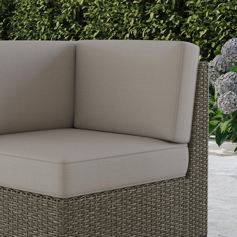 Boca Raton - Outdoor Sectional Side Chair - Beige - 32"