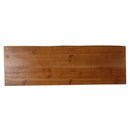 Modern Industrial Breakfast Bar Table, Metal Hairpin Legs & Wood Veneer Top - Natural