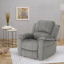 Wide Manual Glider Standard Recliner - Gray