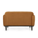 Sway - Upholstered Loveseat With Wood Legs And Round Arms