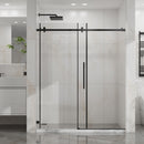 Frameless Tub Sliding Shower Door With Easy Clean Coating