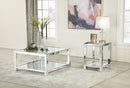 Valentina - Square Glass Top Table