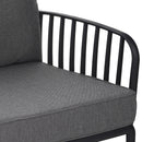 Outdoor Patio Club Chair, Waterproof Thick Cushion Deep Seating
