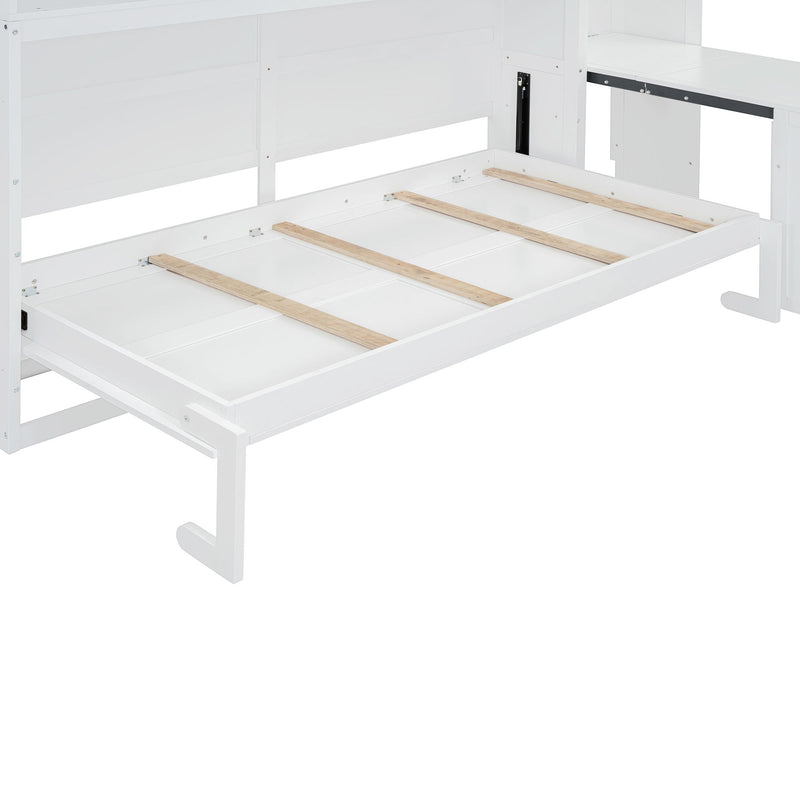 Murphy Wall Bed With Closet, Drawers & Desk