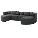 Boneless - Couch Modular Sectional Sofa With Deep Seating And Curved Design