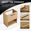 Modern Freestanding Bathroom Vanity With 2 Doors