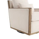 Comfy Accent Barrel Chair, 360 Degree Swivel