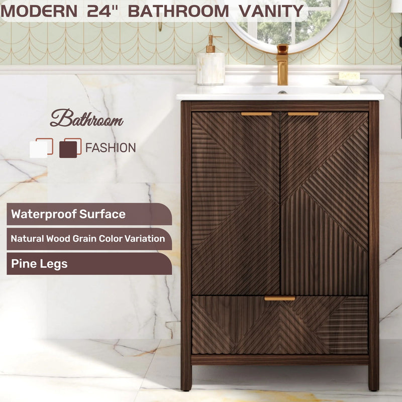 Modern Bathroom Vanity With Sink Combo