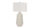 Contemporary Lighting, Table Lamp, Ceramic - Cream