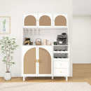 Modern Accent Storage Cabinet For Living Room, Bedroom, Dining Room, Or Study - White