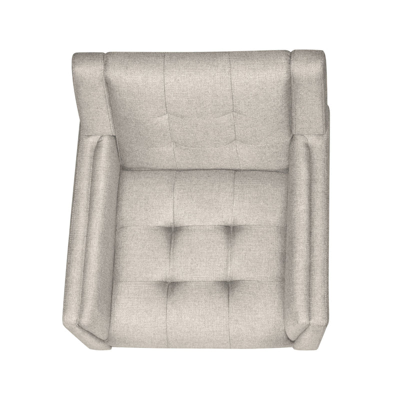 Luminaesque - Fabric Upholstered Armchair With Tufted Back