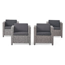 Stylish Outdoor Club Chair With Weather Resistant Cushions